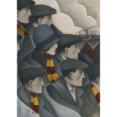 Motherwell The Crowd Ltd Edition Print by Paine Proffitt | BWSportsArt