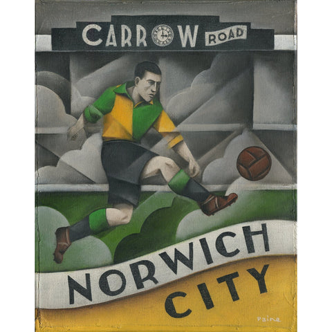 Norwich City FC - Carrow Road Norwich City Ltd Edition Print by Paine Proffitt | BWSportsArt