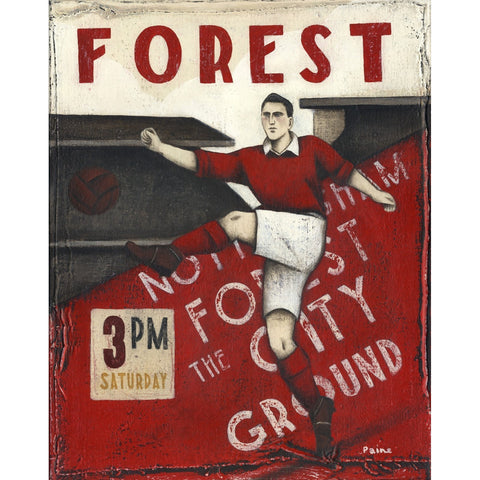 Nottingham Forest FC - Forest - Ltd Edition Print by Paine Proffitt | BWSportsArt