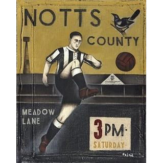 Notts County FC - Meadow Lane Limited Edition Print by Paine Proffitt | BWSportsArt