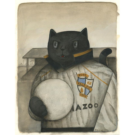 Port Vale Gift - Port Vale Vale Cat Ltd Edition Signed Football Print | BWSportsArt