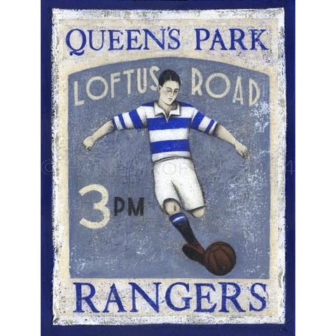 Queens Park Rangers FC Loftus Road Limited Edition Print by Paine Proffitt | BWSportsArt