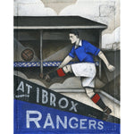 Rangers Gift - Rangers Ltd Edition Signed Football Print | BWSportsArt