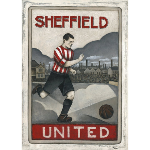 Sheffield United FC - Sheffield United Limited Edition Print by Paine Proffitt | BWSportsArt
