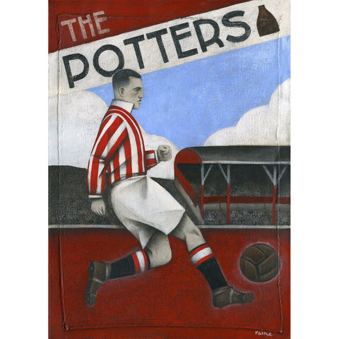 Stoke City Gift - The Potters Ltd Edition Football Print by Paine Proffitt | BWSportsArt