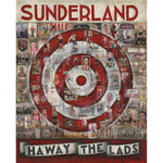 Sunderland Gift - Sunderland Target Limited Edition Football Print by Paine Proffitt | BWSportsArt