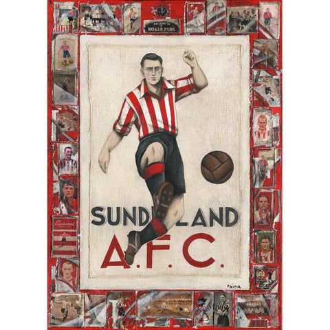 Sunderland Gift - Sunderland AFC Card Limited Edition Signed Football Print | BWSportsArt