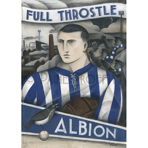 West Brom Gift - Early Days At The Hawthorns Limited Edition Football Print by Paine Proffitt | BWSportsArt
