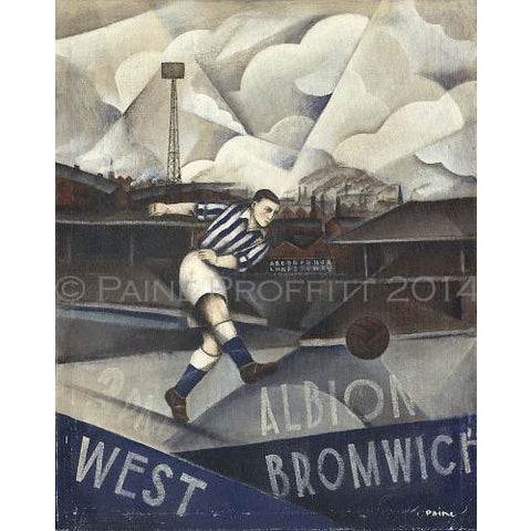 West Brom Gift - Glory Days At The Hawthorns Artist Proof Signed Football Print by Paine Proffitt | BWSportsArt