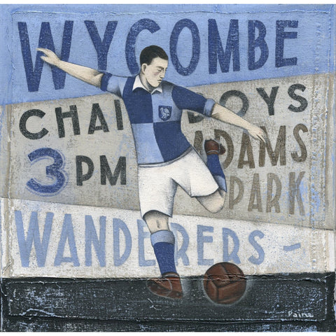 Wycombe Wanderers FC - Wycombe Wanderers Limited Edition Print by Paine Proffitt | BWSportsArt